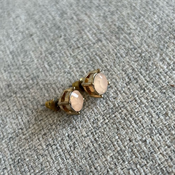 Peach gem earrings - Picture 1 of 3